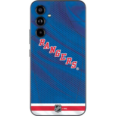 NHL New York Rangers Home Jersey Galaxy A54 5G Skin